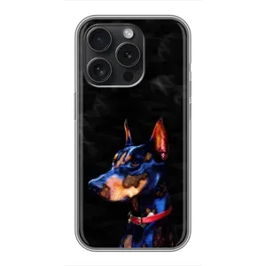 Бампер для iPhone 16 Pro з картинкою "Песики" (Собака Мопсік)