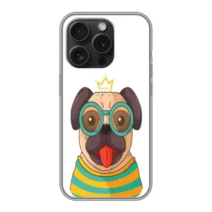 Бампер для iPhone 16 Pro з картинкою "Песики" (Собака Король)
