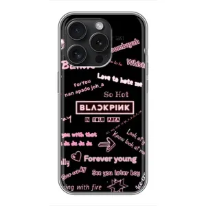 Чехлы с картинкой для iPhone 16 Pro (Стиль блэкпинг)