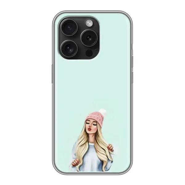 Чехол с рисунком «В шапке» для iPhone 16 Pro Чехол с рисунком «В шапке» для iPhone 16 Pro