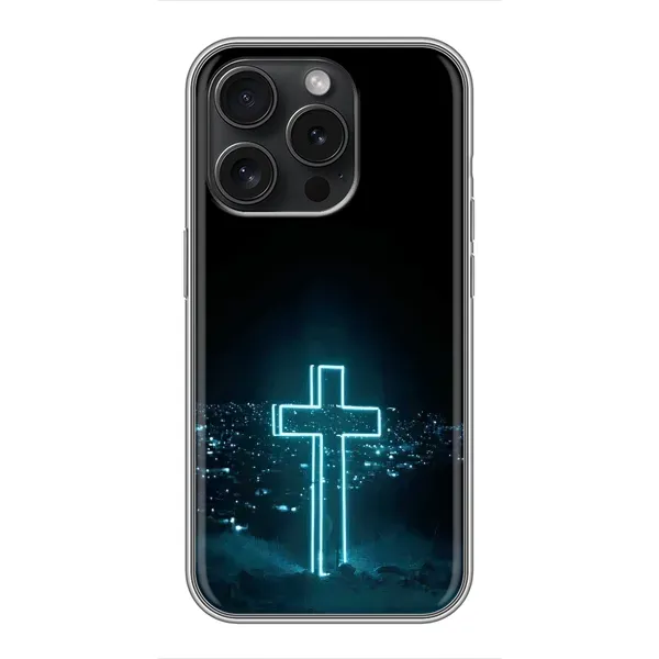 Чехол с рисунком «Яркий Крест» для iPhone 16 Pro Чехол с рисунком «Яркий Крест» для iPhone 16 Pro