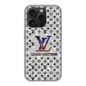 Чехол Стиль Louis Vuitton на iPhone 16 Pro (Яркий LV)