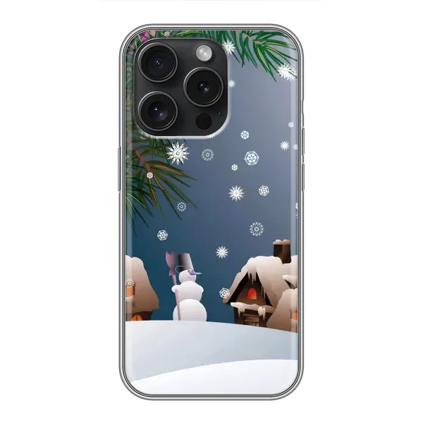 Чехол с рисунком «Зима» для iPhone 16 Pro Чехол с рисунком «Зима» для iPhone 16 Pro