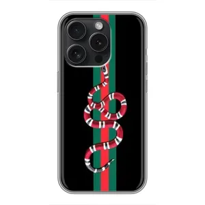 Чехлы Бренд GUCCI для iPhone 16 Pro (Змей Гуччи)