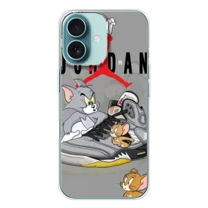 Силиконовый Чехол Nike Air Jordan на Айфон 16 (Air Jordan)