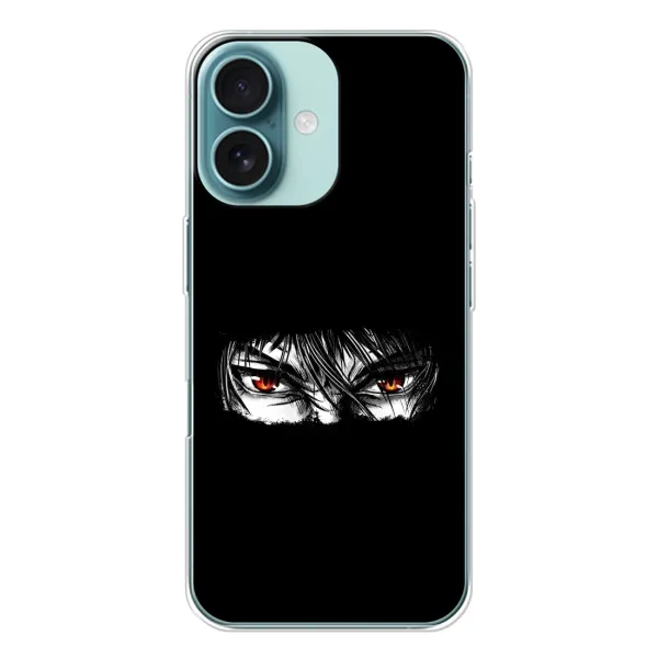 Чехол с рисунком «Аниме глаза» для iPhone 16 Чехол с рисунком «Аниме глаза» для iPhone 16