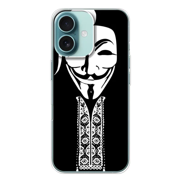 Чохол з малюнком «Анонімус» для iPhone 16