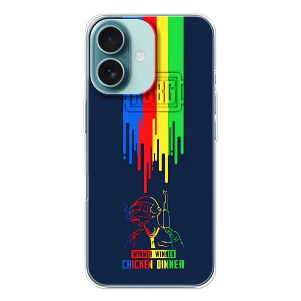 Чехол с рисунком «Арт Пабг» для iPhone 16 Чехол с рисунком «Арт Пабг» для iPhone 16