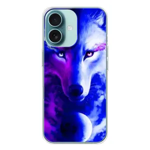 Чохол з Вовком на iPhone 16 (Арт-Вовк)
