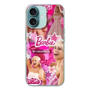 Силиконовый Чехол Барби Фильм на iPhone 16 (Барби)