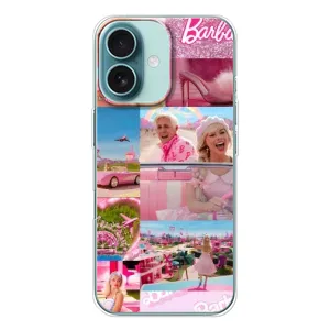 Силиконовый Чехол Барби Фильм на iPhone 16 (Барби стиль)