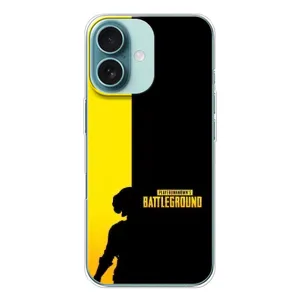 Чехол (TPU) с картинкой "Лого Пабг" на Айфон 16 (Battlegrounds)