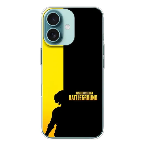 Чехол с рисунком «Battlegrounds» для iPhone 16 Чехол с рисунком «Battlegrounds» для iPhone 16