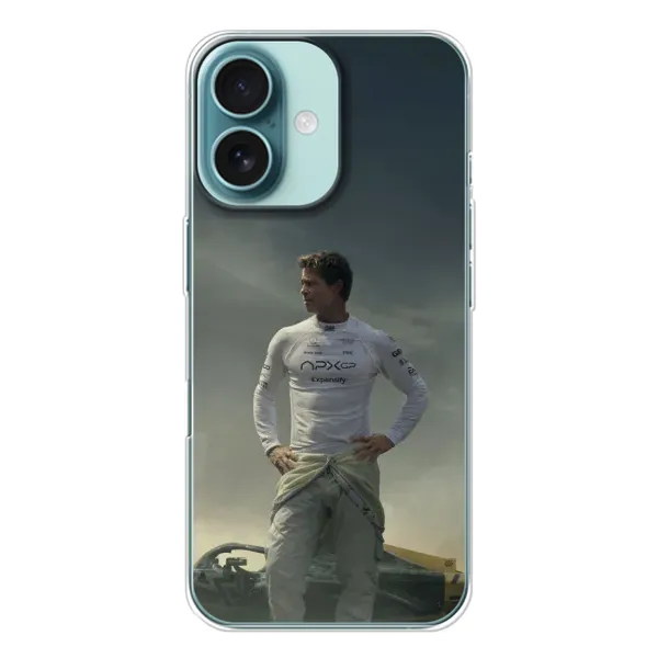 Чехол с рисунком «Бред Питт» для iPhone 16 Чехол с рисунком «Бред Питт» для iPhone 16