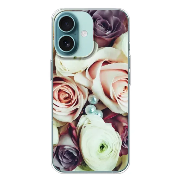 Чехол с рисунком «Букет РОЗ» для iPhone 16 Чехол с рисунком «Букет РОЗ» для iPhone 16