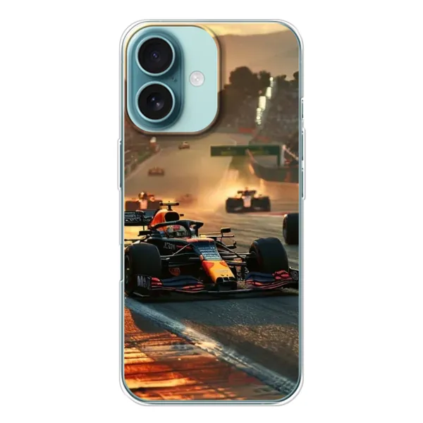 Чехол с рисунком «Чемпионат ф1» для iPhone 16 Чехол с рисунком «Чемпионат ф1» для iPhone 16