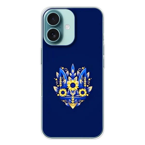 Чехол с рисунком «Цветущий Герб» для iPhone 16 Чехол с рисунком «Цветущий Герб» для iPhone 16