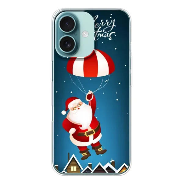 Чехол с рисунком «Дед Мороз» для iPhone 16 Чехол с рисунком «Дед Мороз» для iPhone 16
