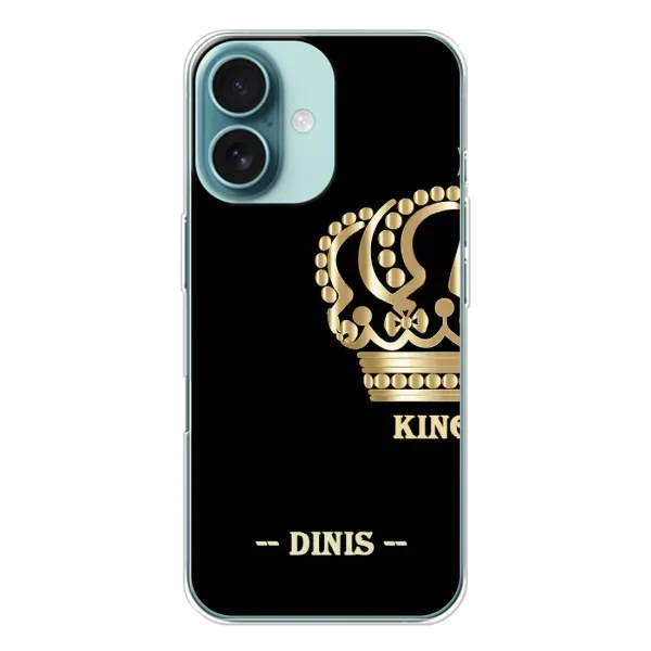 Чехол с рисунком «DEN» для iPhone 16