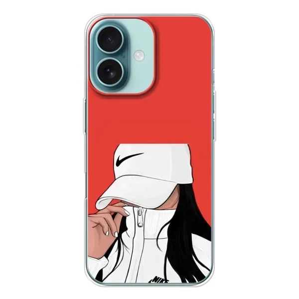 Чехол с рисунком «Девушка Nike» для iPhone 16