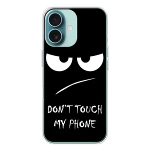 Чехол с прикольным текстом на iPhone 16 (Dont)