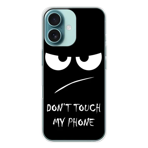 Чехол с рисунком «Dont» для iPhone 16 Чехол с рисунком «Dont» для iPhone 16
