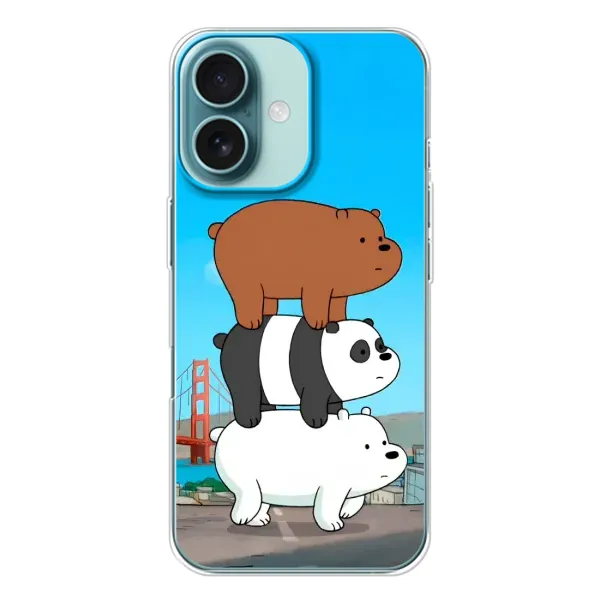 Чехол с рисунком «Друзья» для iPhone 16 Чехол с рисунком «Друзья» для iPhone 16