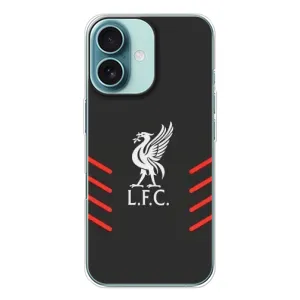 Силиконовые Чехлы принт Футбол на iPhone 16 (Эмблема Liverpool)