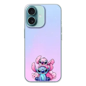 Чохол з малюнком «Ейнджел і Стіч» для iPhone 16