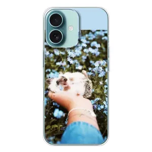 Чохли з зображенням різних тварин на iPhone 16 (Їжачок в руці)
