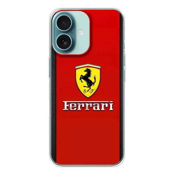 Чехол с рисунком «Ferrari Logo» для iPhone 16 Чехол с рисунком «Ferrari Logo» для iPhone 16