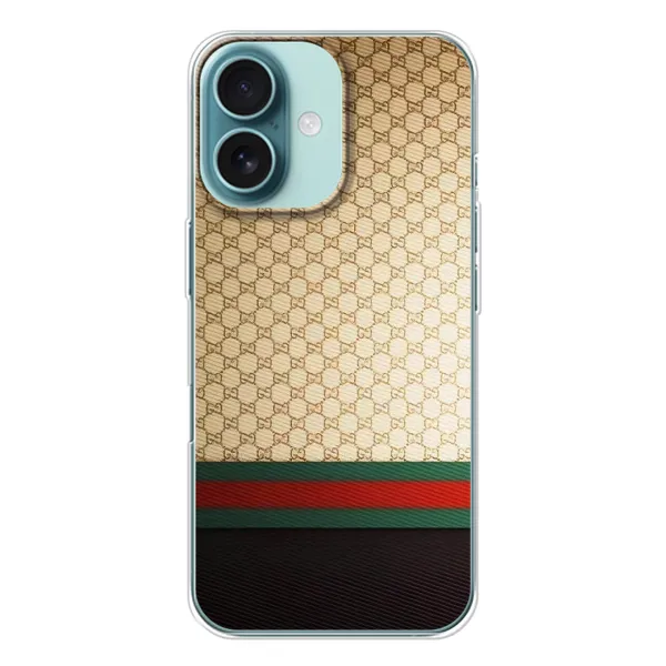 Чехол с рисунком «Фон Гуччи» для iPhone 16 Чехол с рисунком «Фон Гуччи» для iPhone 16