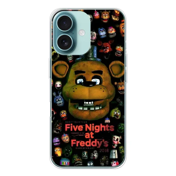 Чехол с рисунком «Freddy» для iPhone 16 Чехол с рисунком «Freddy» для iPhone 16