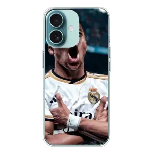 Чохол (TPU) з Футболістом на iPhone 16 (Гол Мбаппе)