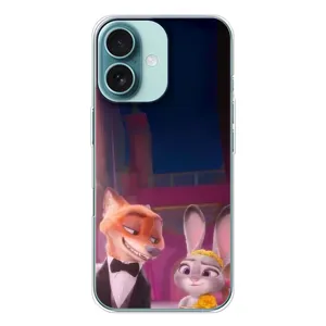 Силіконовий чохол з принтом Зоотрополіс для iPhone 16 (Головні герої)
