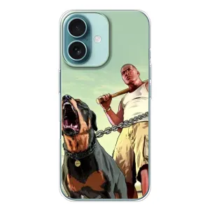 Чехол с рисунком «GTA» для iPhone 16
