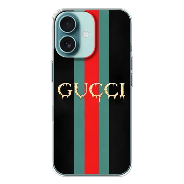 Чехол с рисунком «GUCCI» для iPhone 16 Чехол с рисунком «GUCCI» для iPhone 16