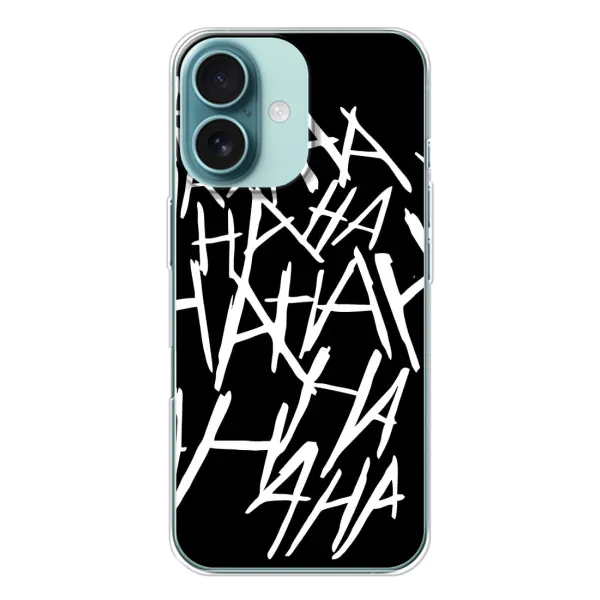 Чехол с рисунком «Хахаха» для iPhone 16 Чехол с рисунком «Хахаха» для iPhone 16