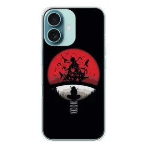 Чехлы с картинкой Итачи Учиха на iPhone 16 (Итачи на черном)