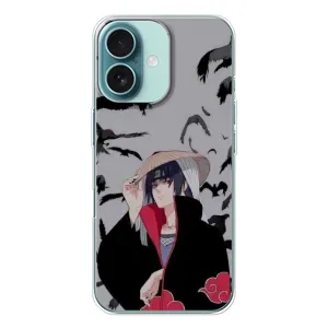 Чехлы с картинкой Итачи Учиха на iPhone 16 (Итачи Ворони)