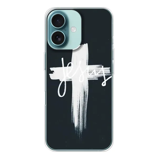 Чохол з малюнком «Jesus» для iPhone 16 Чохол з малюнком «Jesus» для iPhone 16