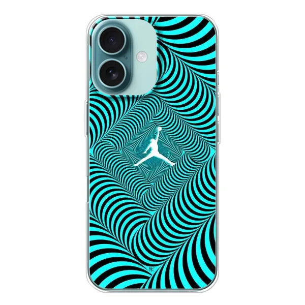 Чехол с рисунком «Jordan» для iPhone 16 Чехол с рисунком «Jordan» для iPhone 16