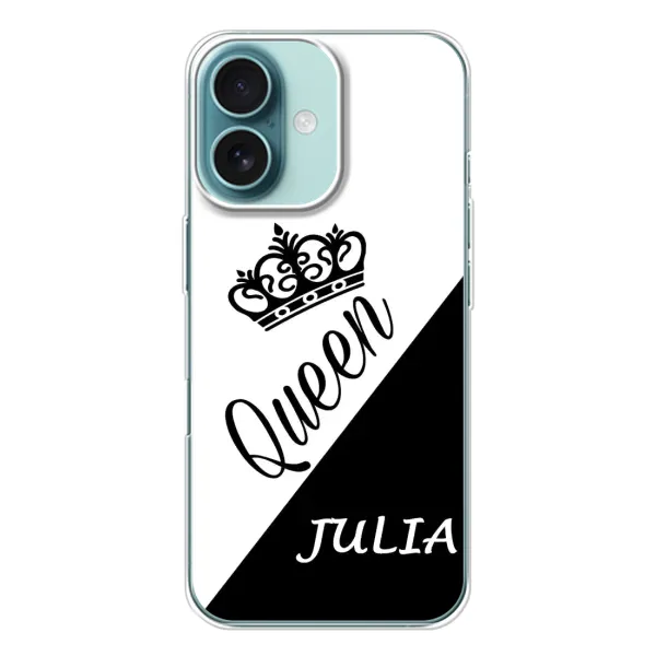 Чехол с рисунком «JULIA» для iPhone 16 Чехол с рисунком «JULIA» для iPhone 16
