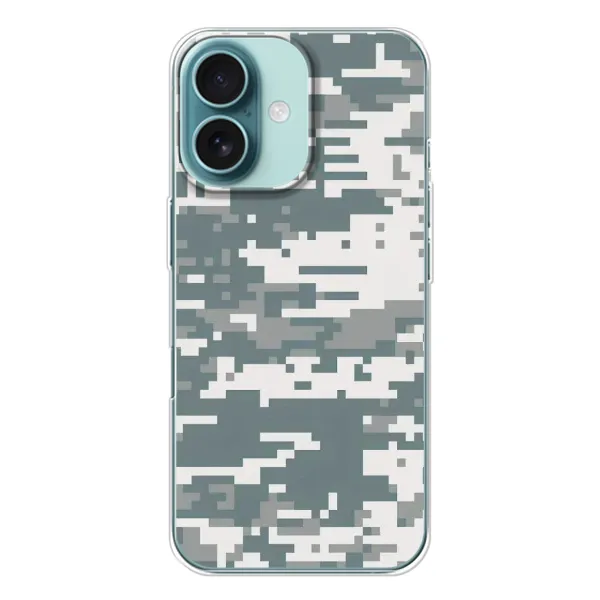 Чехол с рисунком «Камуфляжный Хаки» для iPhone 16 Чехол с рисунком «Камуфляжный Хаки» для iPhone 16