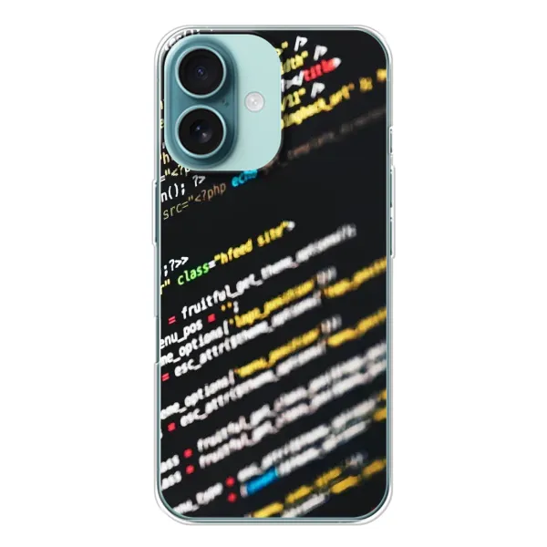 Чохол з малюнком «Код» для iPhone 16