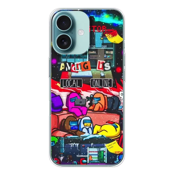 Чехол с рисунком «Команда 2» для iPhone 16 Чехол с рисунком «Команда 2» для iPhone 16