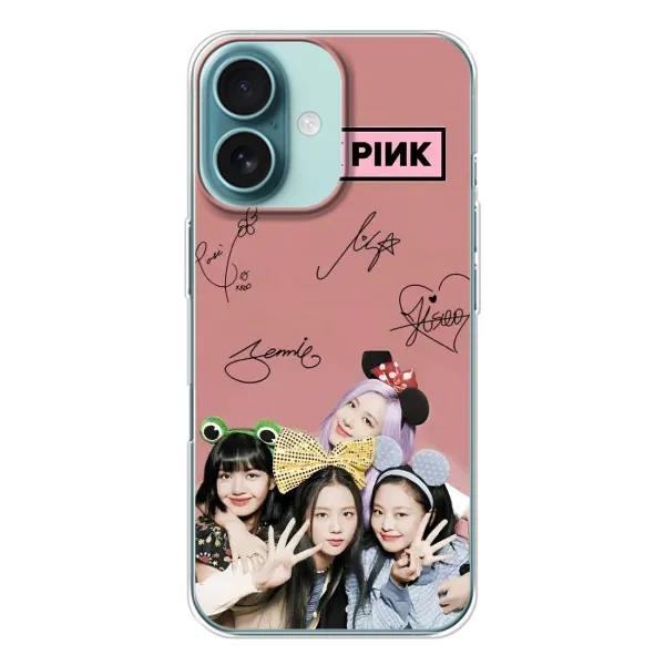 Чехол с рисунком «Корейская группа» для iPhone 16