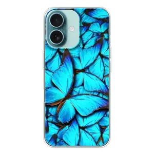 Силіконовий бампер з картинкою звірів для iPhone 16 (Крила метеликів)
