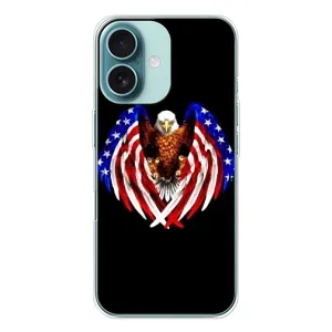 Чохол Прапор USA для iPhone 16 (Крила США)