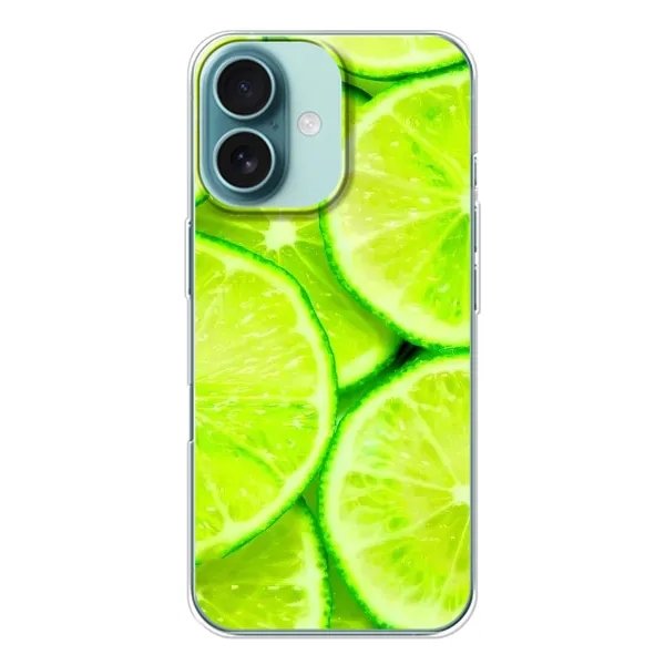 Чехол с рисунком «Лайм» для iPhone 16 Чехол с рисунком «Лайм» для iPhone 16